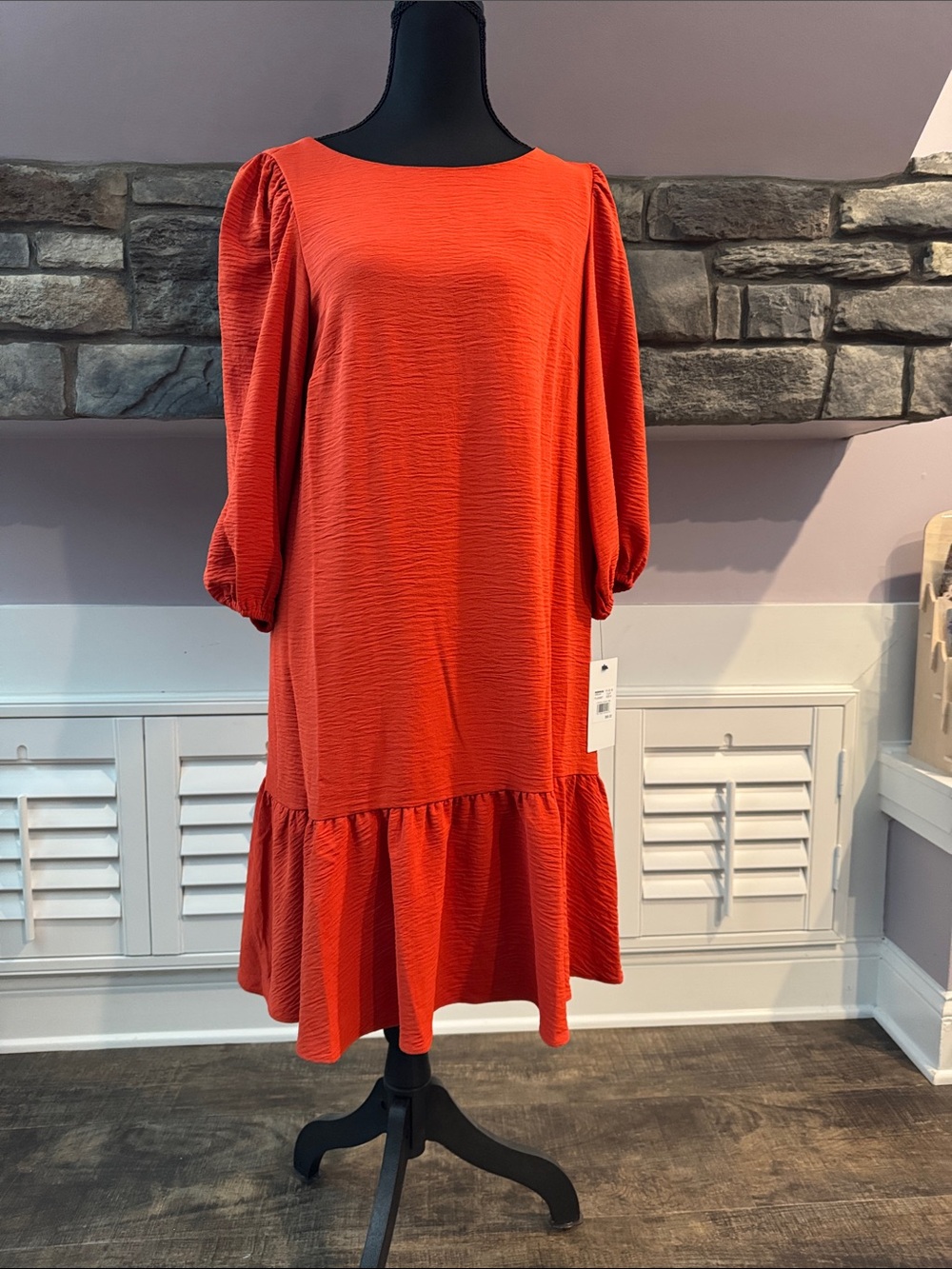 Women’s Harper Rose Long Ballon Sleeve Shift Dress~NWT